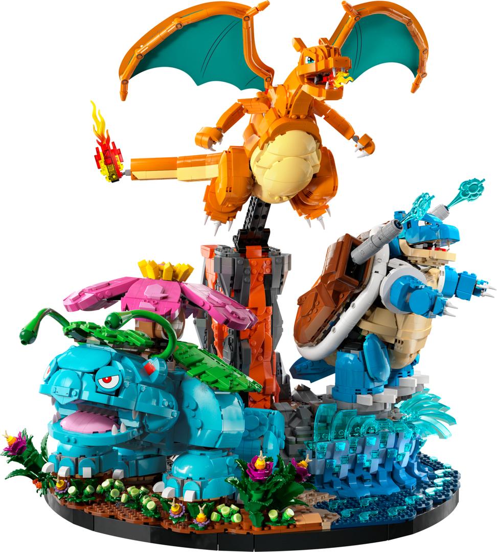 Zestaw LEGO Venusaur, Charizard and Blastoise