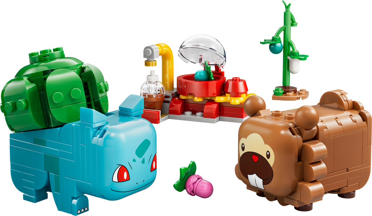 Zestaw LEGO Berry Bash with Bulbasaur and Bidoof