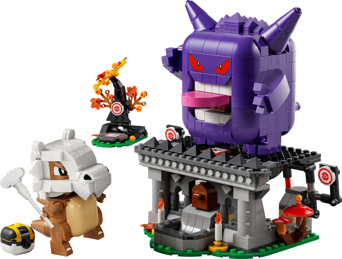 Zestaw LEGO Cubone and Gengar's Spooky Showdown