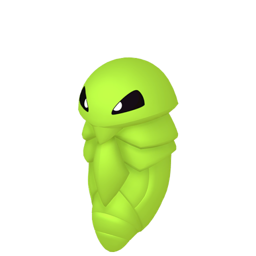 Kakuna — duży render postaci w wariancie shiny