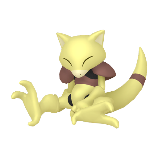 Abra — duży render postaci w wariancie shiny