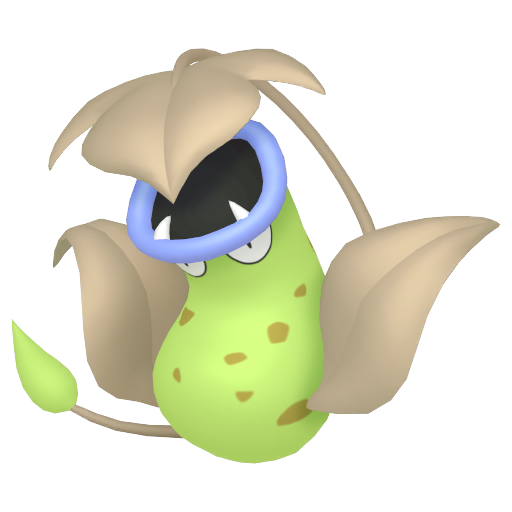Victreebel — duży render postaci w wariancie shiny