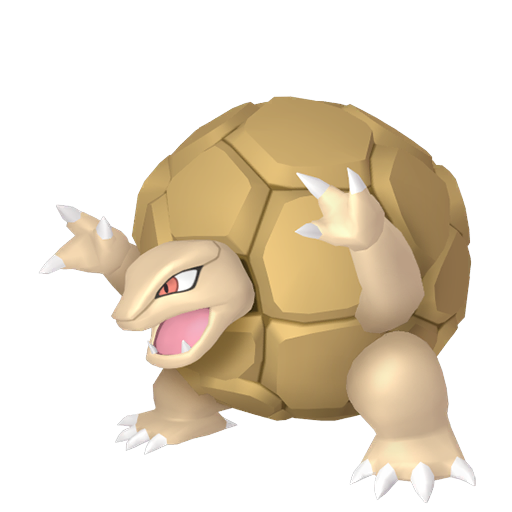 Golem — duży render postaci w wariancie shiny