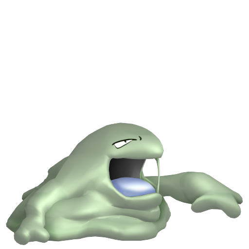 Muk — duży render postaci w wariancie shiny