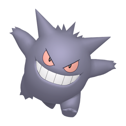 Gengar — duży render postaci w wariancie shiny