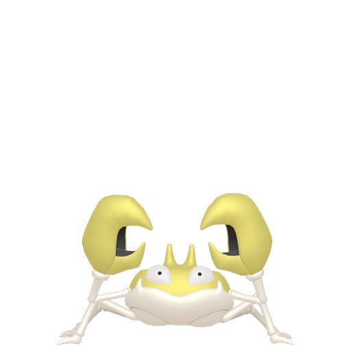 Krabby — duży render postaci w wariancie shiny