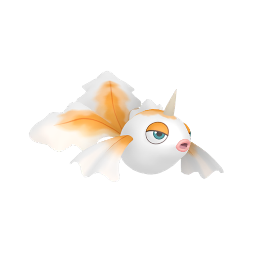 Goldeen — duży render postaci w wariancie shiny