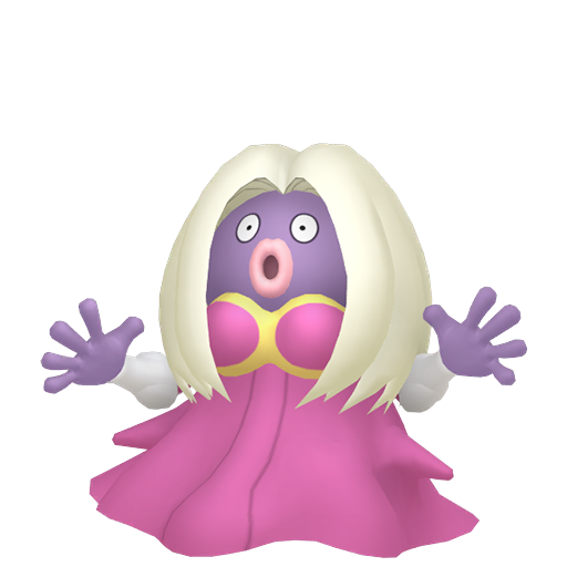 Jynx — duży render postaci w wariancie shiny