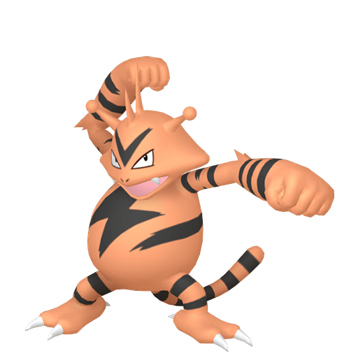 Electabuzz — duży render postaci w wariancie shiny