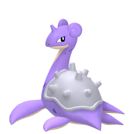 Lapras — duży render postaci w wariancie shiny