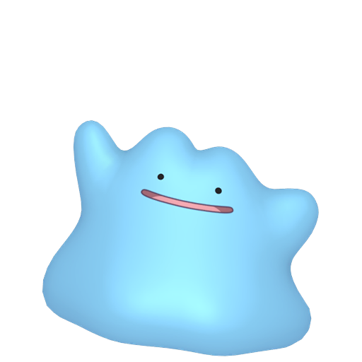Ditto — duży render postaci w wariancie shiny