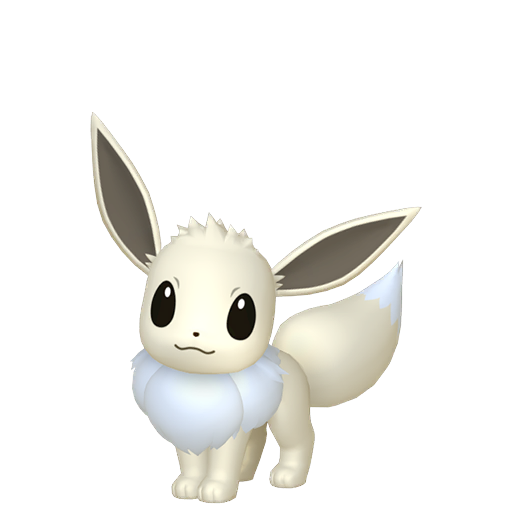 Eevee — duży render postaci w wariancie shiny