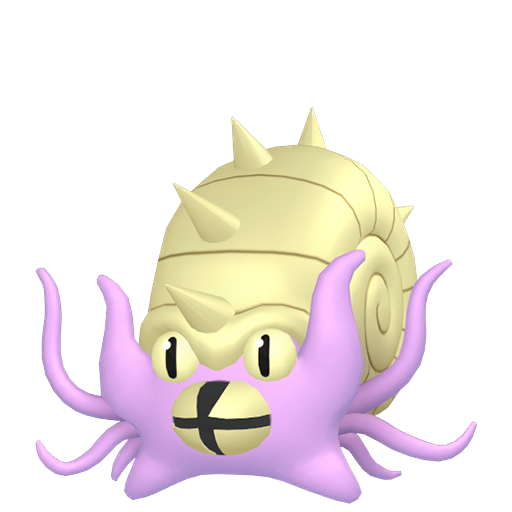 Omastar — duży render postaci w wariancie shiny