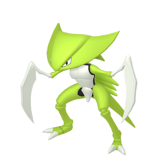 Kabutops — duży render postaci w wariancie shiny