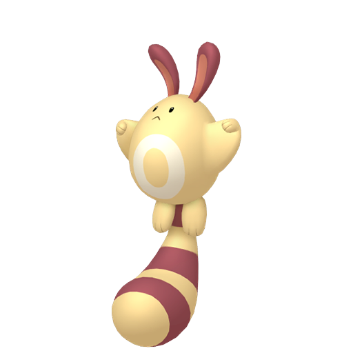 Sentret — duży render postaci w wariancie shiny