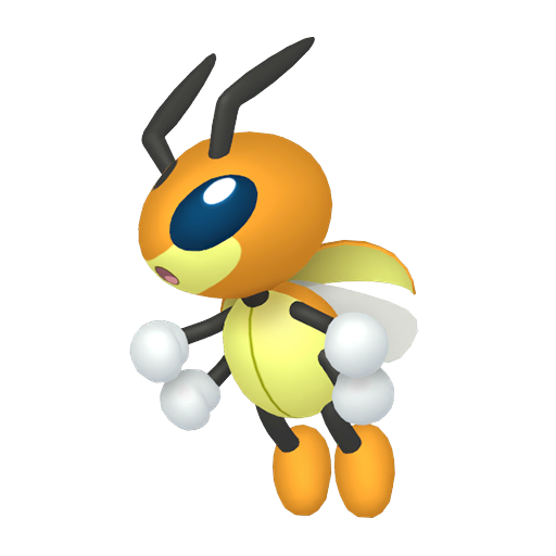 Ledian — duży render postaci w wariancie shiny