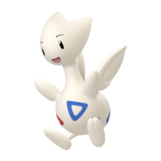 Togetic — duży render postaci w wariancie shiny