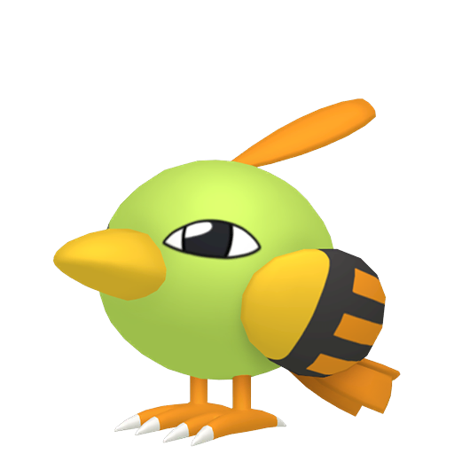 Natu — duży render postaci w wariancie shiny