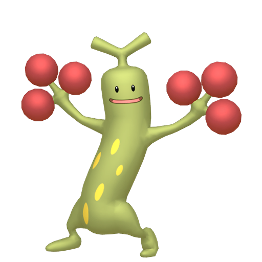Sudowoodo — duży render postaci w wariancie shiny