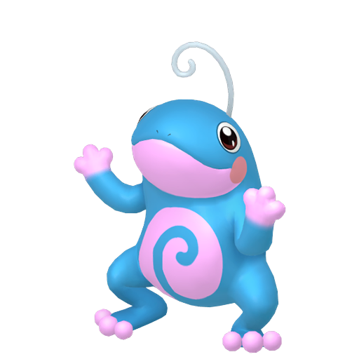 Politoed — duży render postaci w wariancie shiny