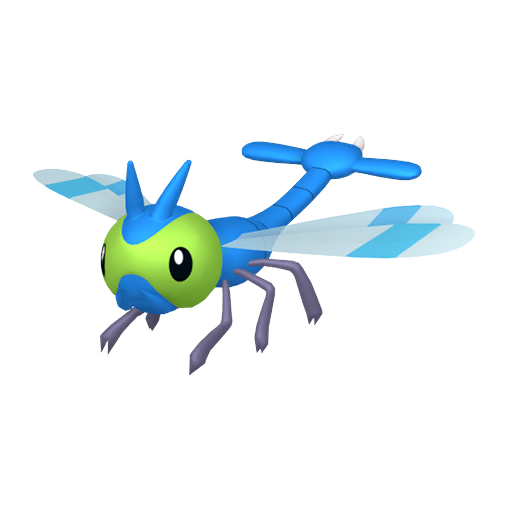 Yanma — duży render postaci w wariancie shiny