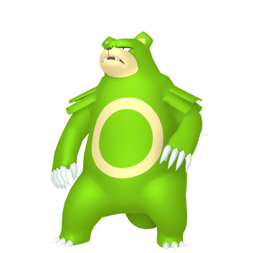 Ursaring — duży render postaci w wariancie shiny