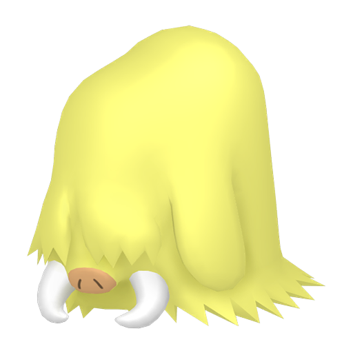 Piloswine — duży render postaci w wariancie shiny