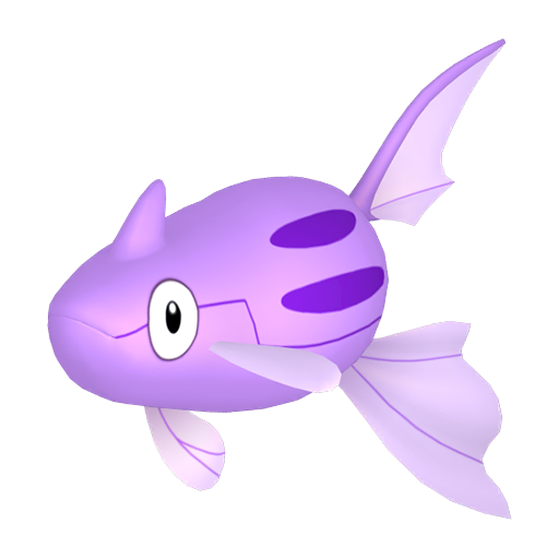 Remoraid — duży render postaci w wariancie shiny