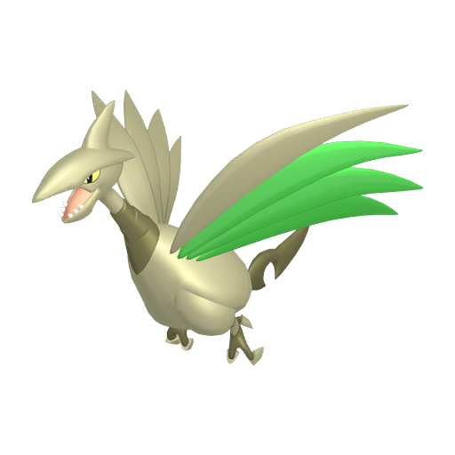 Skarmory — duży render postaci w wariancie shiny