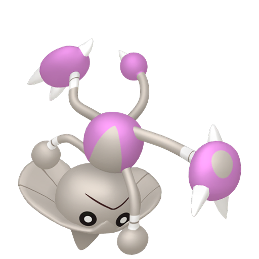 Hitmontop — duży render postaci w wariancie shiny