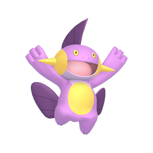 Marshtomp — duży render postaci w wariancie shiny