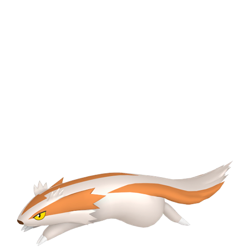 Linoone — duży render postaci w wariancie shiny