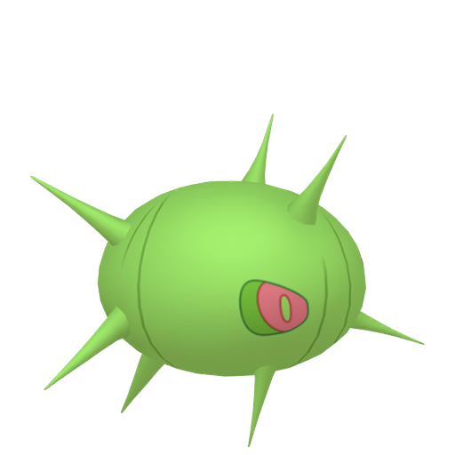 Cascoon — duży render postaci w wariancie shiny