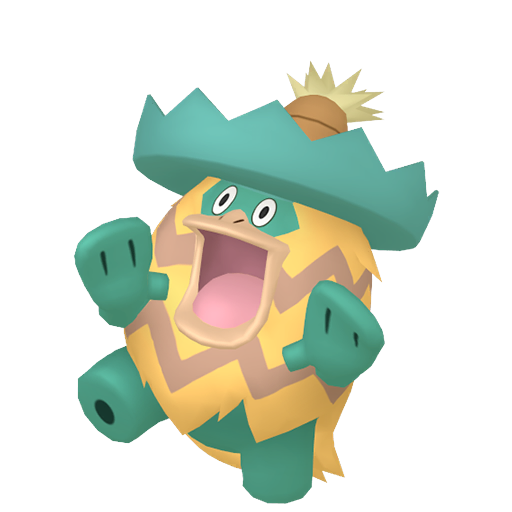 Ludicolo — duży render postaci w wariancie shiny