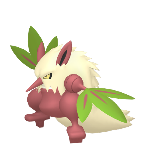Shiftry — duży render postaci w wariancie shiny
