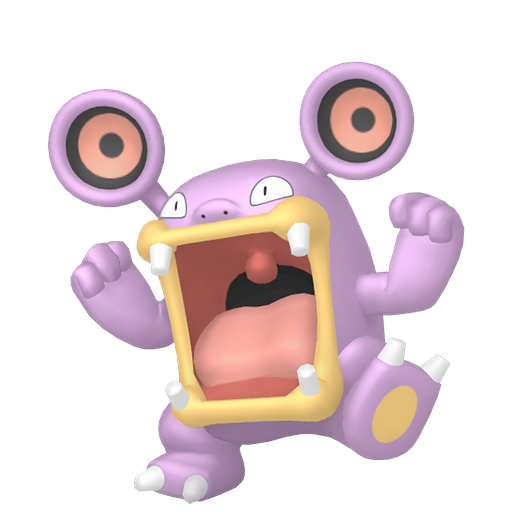 Loudred — duży render postaci w wariancie shiny