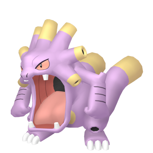 Exploud — duży render postaci w wariancie shiny
