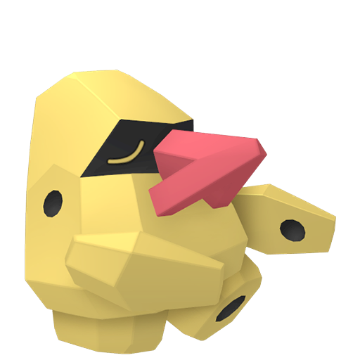 Nosepass — duży render postaci w wariancie shiny