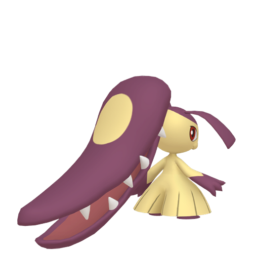 Mawile — duży render postaci w wariancie shiny