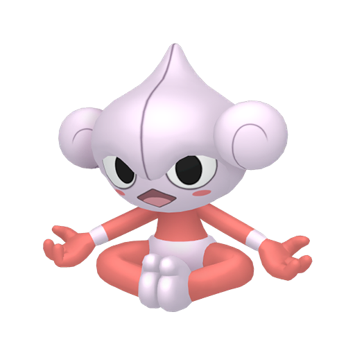 Meditite — duży render postaci w wariancie shiny