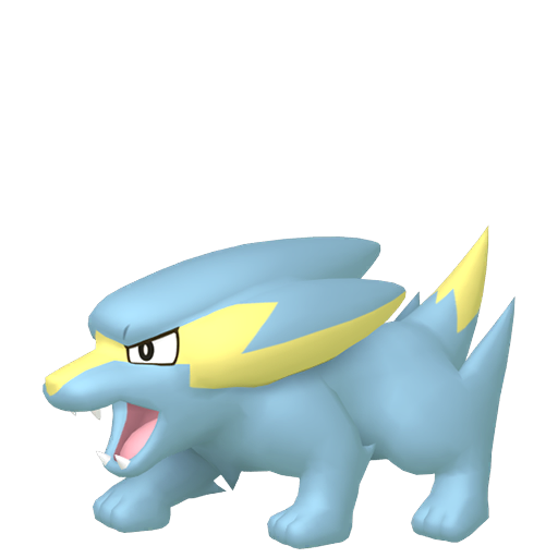 Electrike — duży render postaci w wariancie shiny