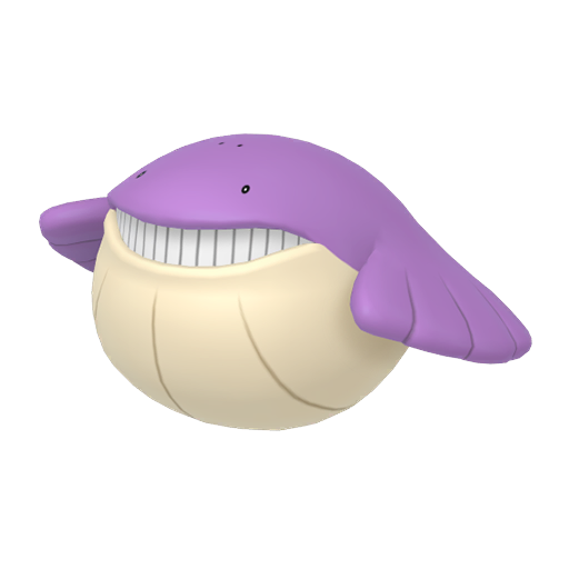 Wailmer — duży render postaci w wariancie shiny