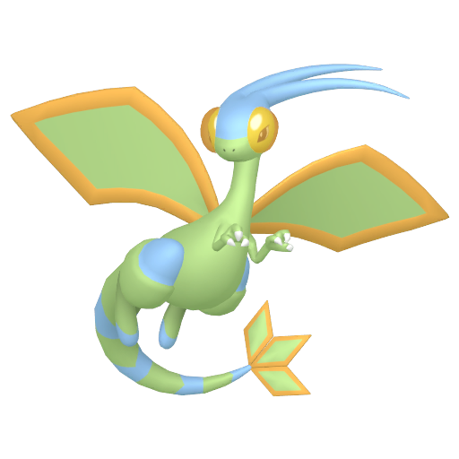 Flygon — duży render postaci w wariancie shiny