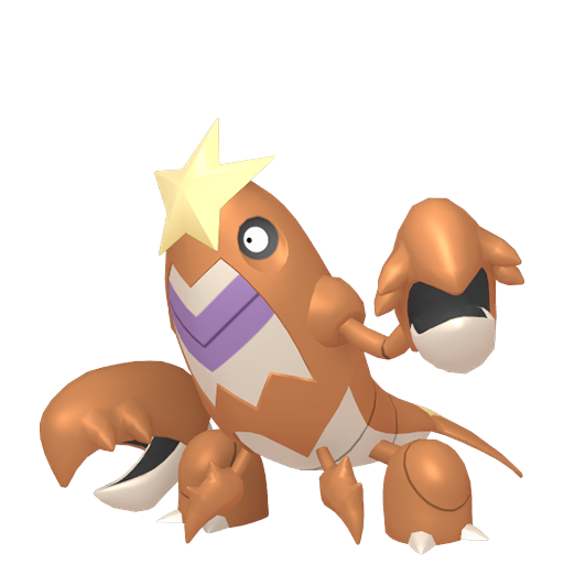 Crawdaunt — duży render postaci w wariancie shiny