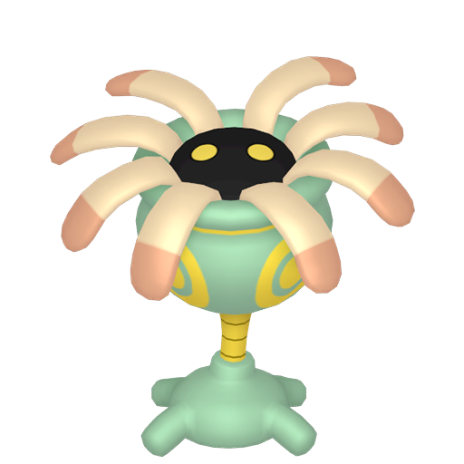 Lileep — duży render postaci w wariancie shiny