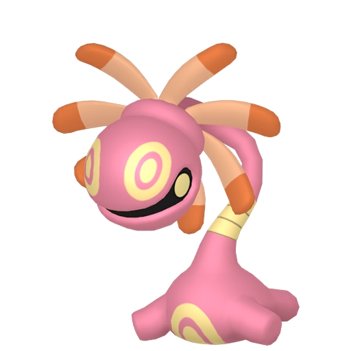 Cradily — duży render postaci w wariancie shiny