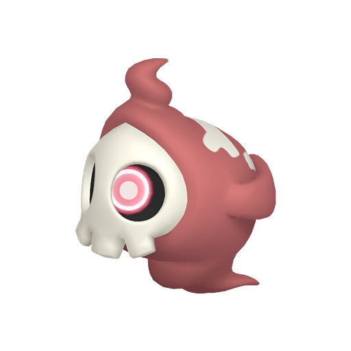 Duskull — duży render postaci w wariancie shiny