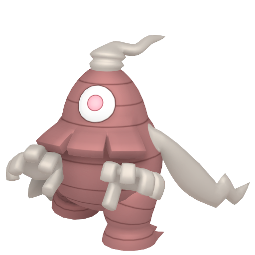 Dusclops — duży render postaci w wariancie shiny