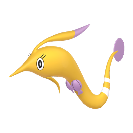 Gorebyss — duży render postaci w wariancie shiny