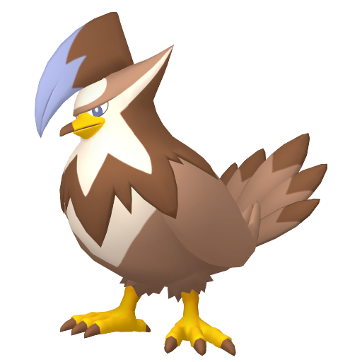 Staraptor — duży render postaci w wariancie shiny